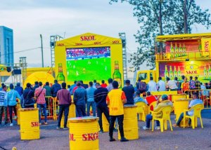 Ibyishimo ni byose ku bari kurebera imikino y'igikombe cy'isi muri SKOL Football Village bagatsindira n'ibihembo [AMAFOTO]