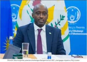 Minisitiri Nduhungirehe yanenze amahanga yirengagije impamvu M23 irwana
