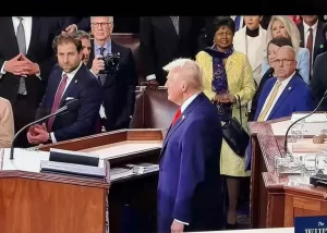 Uhagarariye u Rwanda muri America yitabiriye umuhango Trump yavugiyemo ijambo rizwi nka ‘Union Address'