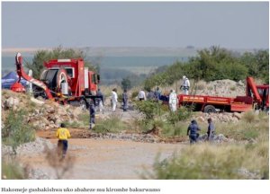 Ikirombe cyacukurwaga bitazwi muri Afurika y'Epfo kimaze kugwamo 36 