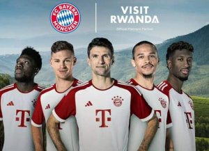 VISIT RWANDA yasinye amasezerano yo gukorana n'ikipe ya Bayern Munich