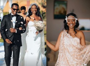 Pamella wo muri Mackenzie yakoze ubukwe n'umukunzi we(AMAFOTO)