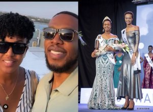 Bwa mbere Miss Yasipi Casmir yerekanye umusore bari mu munyenga w'urukundo[Video]