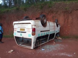 Gakenke : Impanuka ikomeye y'imodoka yahitanye umwe shoferi aburirwa irengero