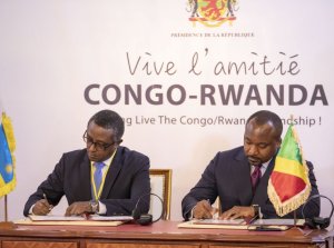 U Rwanda na Repubulika ya Congo byasinyanye amasezerano y'ubufatanye 