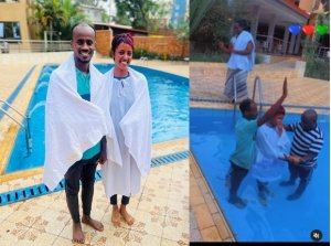 Miss Linda yabatijwe mu mazi menshi[AMAFOTO]