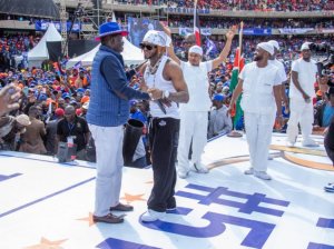 Diamond yinjije agatubutse mu gikorwa cyo kwamamaza Raila Odinga