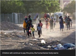 Sudan:Unicef yavuze ko itewe impungenge n'abana 9 bamaze kwicwa mu mirwano ikomeje muri iki gihugu