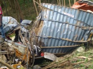 Nyamasheke: Imodoka yari itwaye indagara yakoze impanuka uwari uyitwaye ahasiga ubuzima