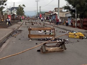 Abarimo umupolisi baguye mu myigaragambyo yo kwamagana Polisi y'u Rwanda i Goma