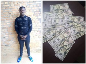 Kamonyi: Polisi yafashe umugabo agiye kuvunjisha akayabo k'amadolari y'amiganano