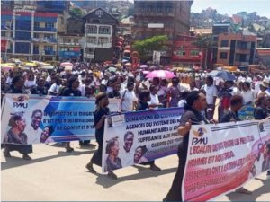 Bukavu : Abagore ku munsi wabo bakoze urugendo basaba amahoro mu burasirazuba bwa RDC 