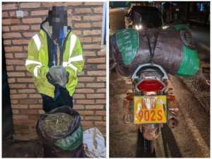  Polisi yerekanye umumotari wafatanwe agafuka ku rumogi 