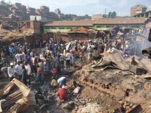 RDC: Umuryango w'abantu bane wahitanwe n'inkongi y'umuriro wibasiye Bukavu