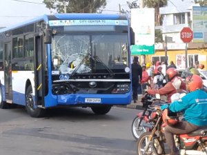 Kimironko: Bus itwara abagenzi yagonze umumotari n'umugenzi yari atwaye bahasiga ubuzima