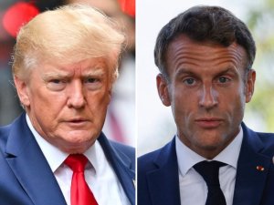 Trump yibasiye Macron amushinja guhubuka