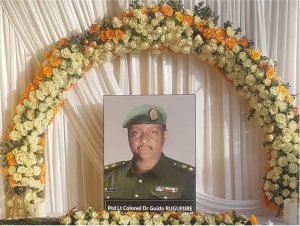 Lt Col Dr Guido Rugumire wabaye mu Buyobozi bw'ibitaro bya Kanombe arashyingurwa uyu munsi