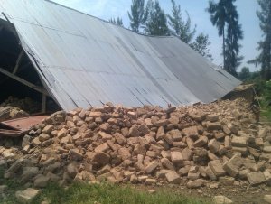 Huye: Urusengero rwa ADEPR rwaguye ruhita abantu babiri