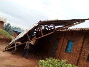 Ngororero: Imvura yangije ibyumba by'amashuri bitandatu