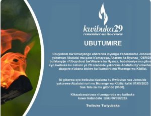 Kwibuka29: Kibilizi ya Nyanza bazibuka Abagore n'Abana biciwe ku Ibambiro