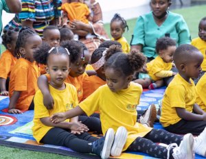 Umwuzukuru wa Perezida Kagame mu batangiye mu irerero ryatangijwe muri Village Urugwiro 