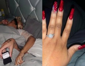 Ibyishimo byamurenze nyuma yo gukanguka agasanga umukunzi we yamwambitse impeta[AMAFOTO]