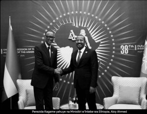 Perezida Kagame yahuye na Minisitiri w'Intebe wa Ethiopia
