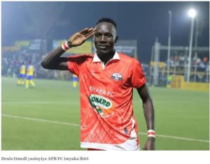 APR FC yasinyishije Igikurankota Denis Omedi utaha izamu mu ikipe y'igihugu ya Uganda