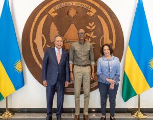 Perezida Kagame yakiriye umunyamuziki YoYo Ma na Ophelia Dahl ifite isano na'Partners in Health'