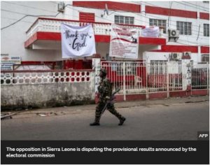 Sierra Leone: Abatavuga rumwe n'Ubutegetsi bamaganye uburyo gutora Perezida biri kugenda