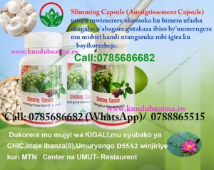 SLIMMING CAPSULE (AMAIGRISSEMENT CAPSULE) UMUTI MWIMERERE UKOMOKA KU BIMERA UFASHA ABAGABO N'ABAGORE GUTAKAZA IBIRO BY'UMURENGERA MU MUBIRI KANDI NTANGARUKA MBI IGIRA KU BAYIKORESHEJE.