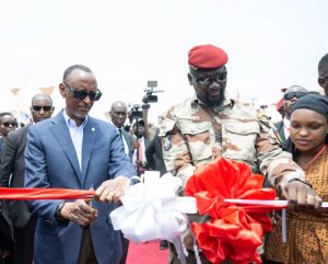 Perezida Kagame yatashye ibikorwaremezo byamwitiriwe muri Guinea