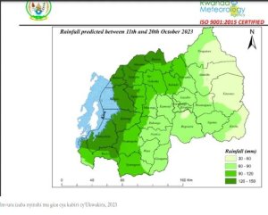 Metheo Rwanda yateguje Igice cya kabiri cy' Imvura Iziyongera cyane muri uku kwezi