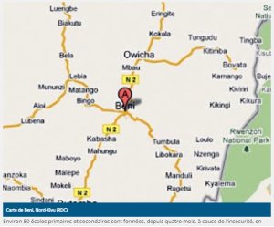 RDC Ibigo bisaga 80 byafunze imiryango kubera umutekano muke mu ri Beni