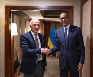 Perezida Kagame yaganiriye n'Umushoramari Ahmed El Sewedy uyobora Elsewedy Electric