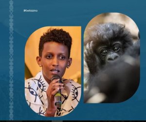 Izina Miss Kalimpinya yise umwana w' ingagi