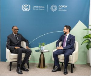 Perezida Kagame yahuye n'Igikomangoma cya Jordan