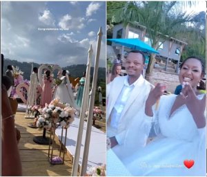 Umunyamakuru Aissa Cyiza yakoze ubukwe