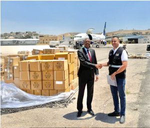 U Rwanda rwagejeje inkunga ingana na toni 20 z'ibiryo muri Gaza