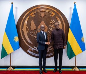 Perezida Kagame yakiriye Visi Perezida wa Botswana