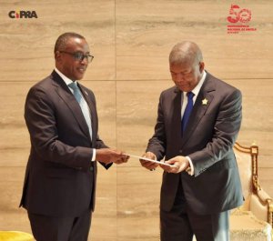 Minisitiri Dr Biruta yashyikirije João Lourenço ubutumwa bwa Perezida Kagame