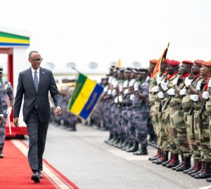 Perezida Kagame yitabiriye irahira rya Oligui Nguema wa Gabon