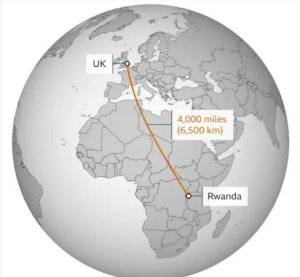 Ubwongereza:Kohereza umwimukira umwe mu kindi gihugu bizatwara miliyoni zirenga 250Frw 