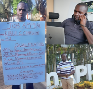 Yabonye akazi keza nyuma y'igihe yirirwa ku mihanda afashe igipapuro kigasaba 