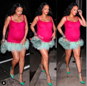 Amafoto ya Rihanna mu myambarire idasanzwe akomeje kuvugisha benshi(Amafoto)