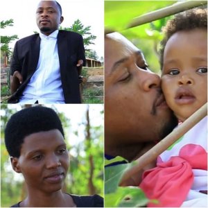 Jambo Jean Claude nta maboko afite ariko afite umugore yishimira w'umuhanzikazi bakaba baranabyaranye umwana w'igitangaza[AMAFOTO+VIDEO]
