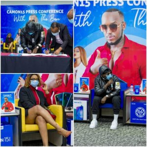 The Ben yagiranye amasezerano y'umwaka na TECNO Mobile ku kayabo k'amafaranga y'u Rwanda,umuhango na ShaddyBoo yari yitabiriye[AMAFOTO]