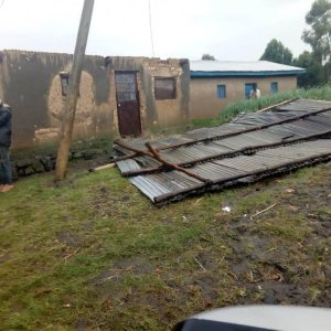 Rubavu: Imvura nyinshi yasenye amazu menshi inangiza imyaka y'abaturage