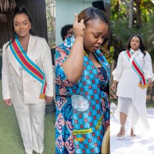 Impaka ndende kuri Madamu Ayeganagato wagizwe Minisitiri muri RDC igikuba kigacika kubera amafoto yashyiraga hanze [AMAFOTO]