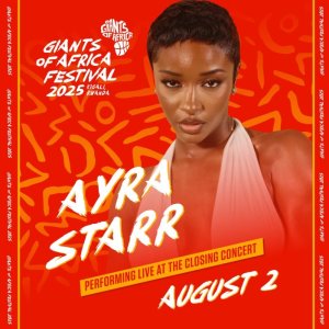 Ayra Starr; inkumi yananiye abanyamafaranga b'i Kigali ariko Giants of Africa ikamushyigura